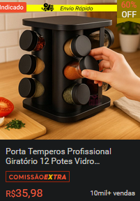 Potes de Tempero Magnéticos